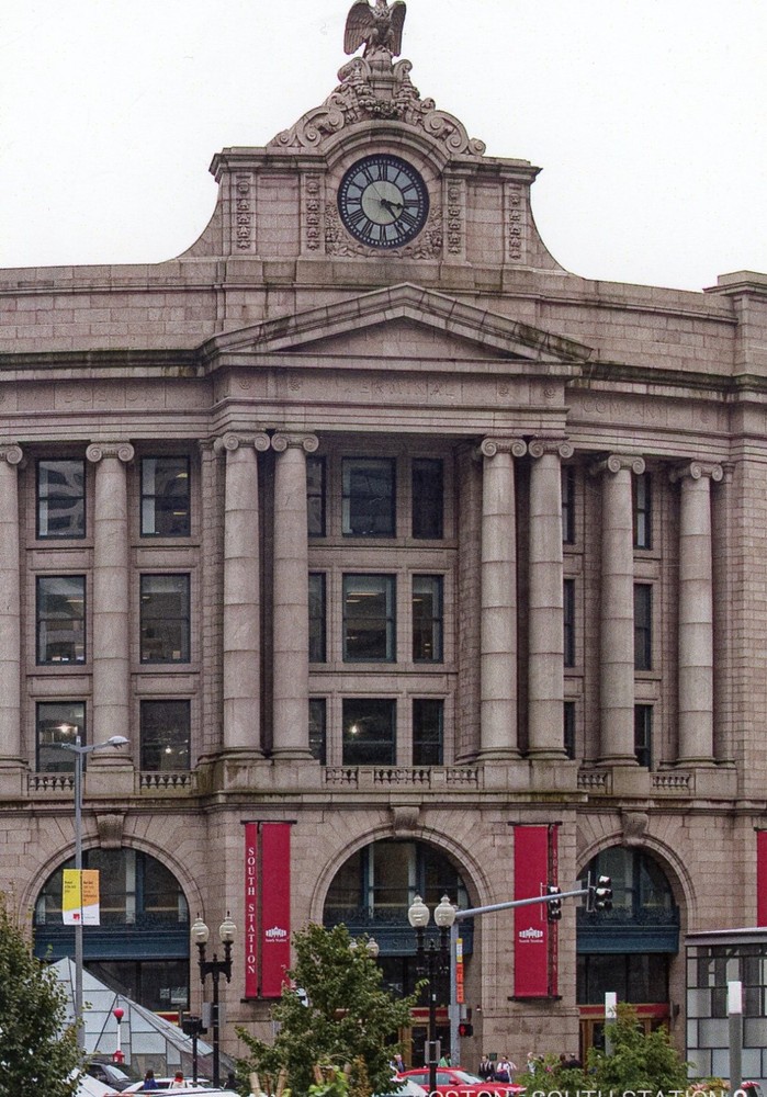 South Station, Atlantic Ave, Boston, Massachusetts --New POSTCARD