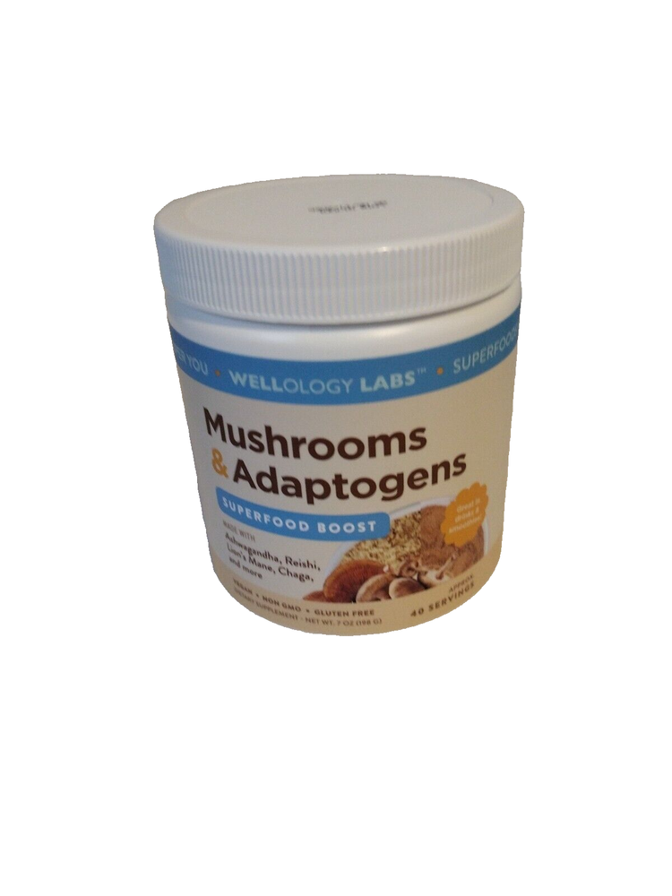 Brain Balance Memory Immune Health Mushrooms &Adaptogens Ashwagandha 40 Servings