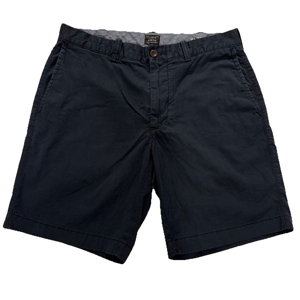 J Crew Shorts Mens 33 Navy Chino 9