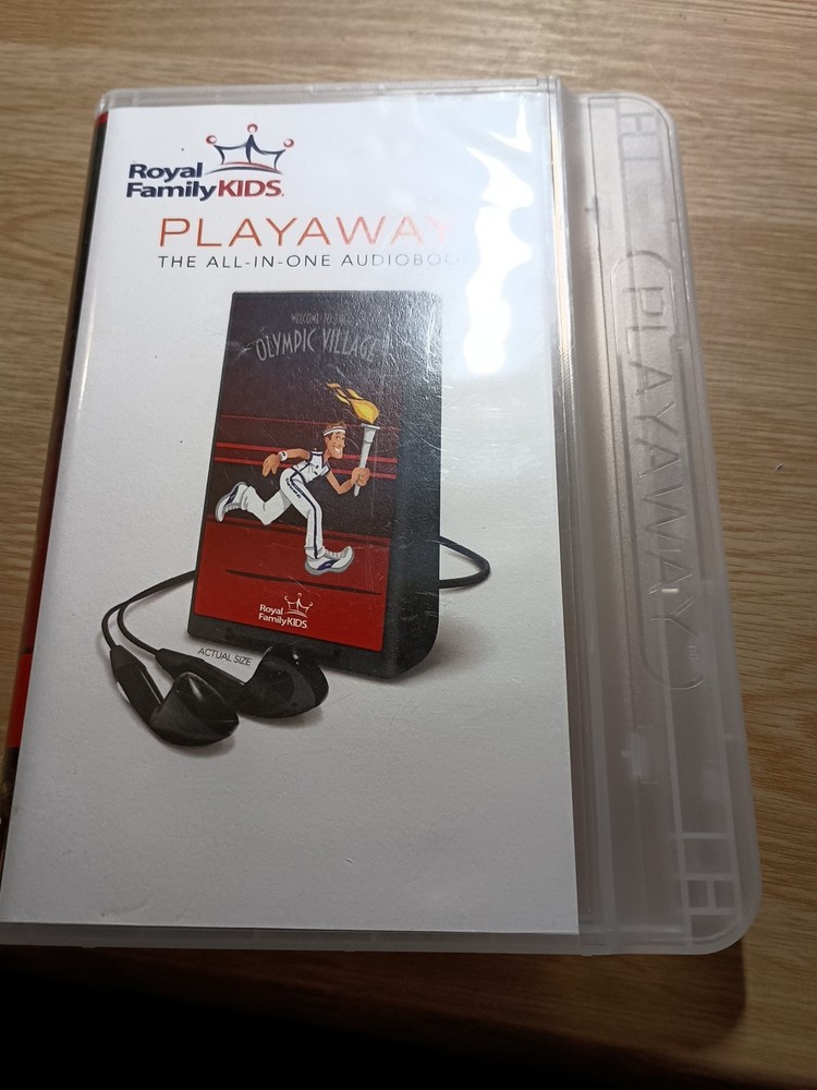 Playaway Olympic Village Audiobook Player Royal Family Kids Tested Working w/Cas