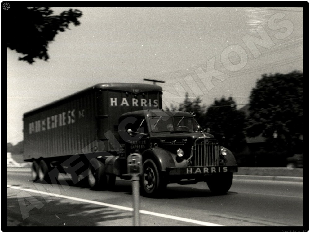 Mack Trucks New Metal Sign: 1952 Aberdeen Maryland - Harris Express