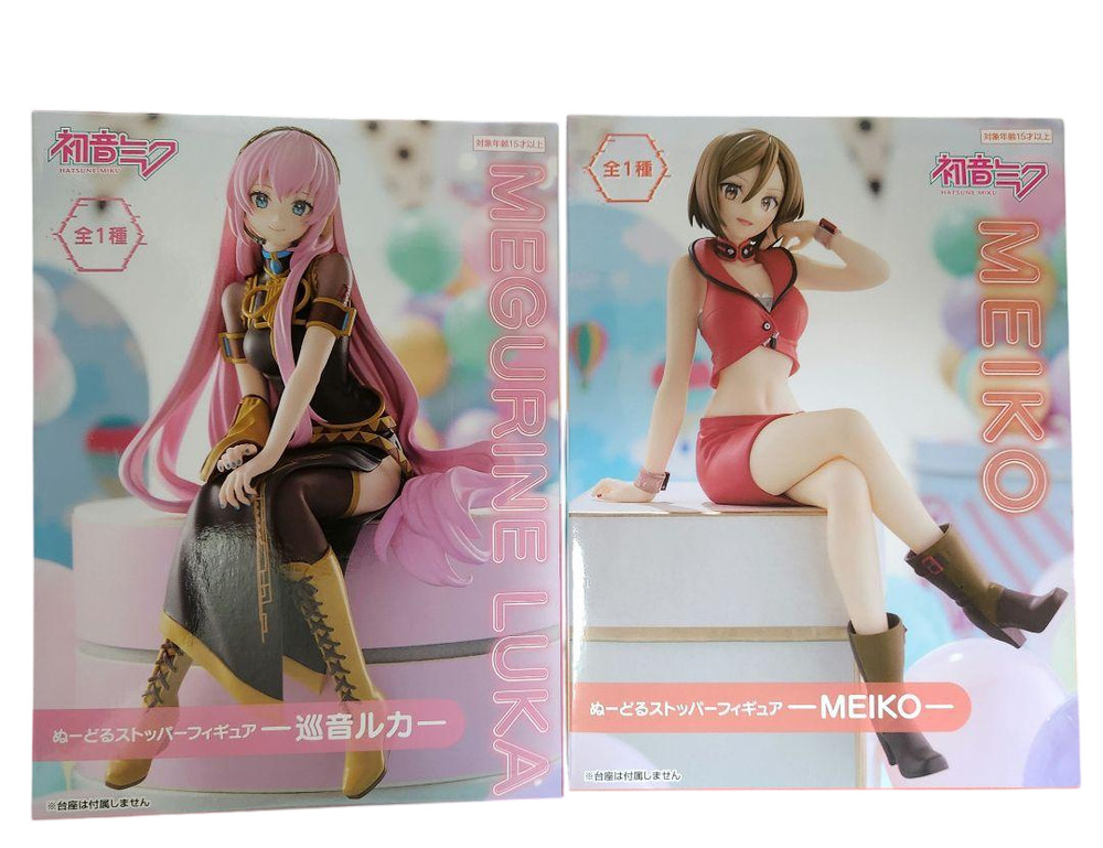 Megurine Luka Figure Noodle Stopper Figure Set Meiko Set of 2 Hatsune Miku Japan