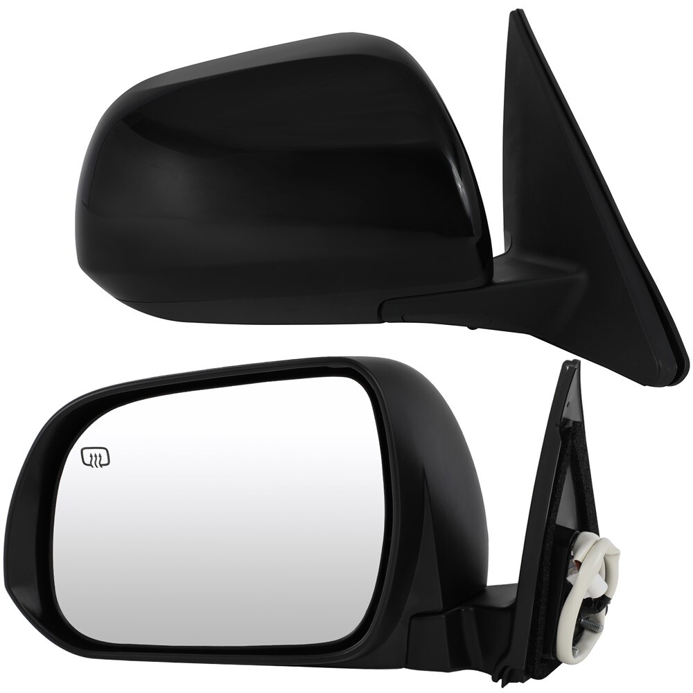 Power Heated Manual Fold Pair Door Tow Mirrors For 2008-2013 Toyota Highlander
