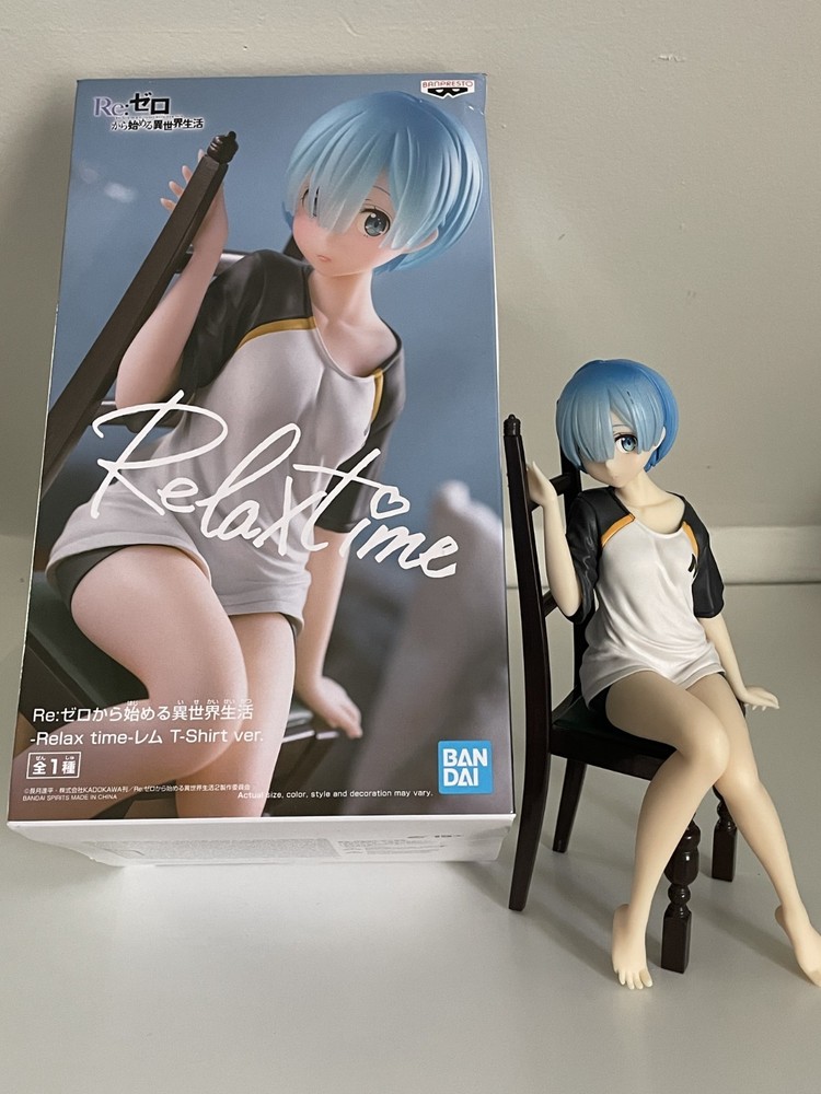 Banpresto Re:Zero-Starting Life in Another World Relax Time Rem T-Shirt Ver.