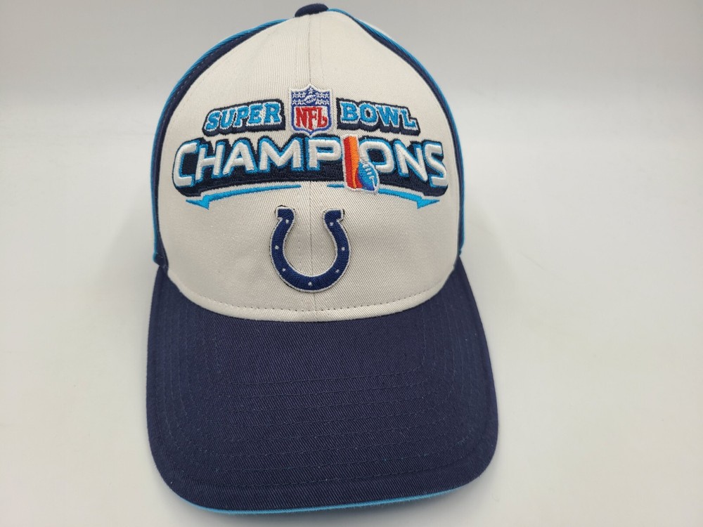 Indianapolis Colts Super Bowl XLI Champions Reebok Adjustable White NFL Cap