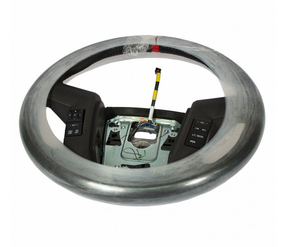 2011-14 Ford F-150 SVT Raptor Black Leather Steering Wheel OEM BL3Z3600CB