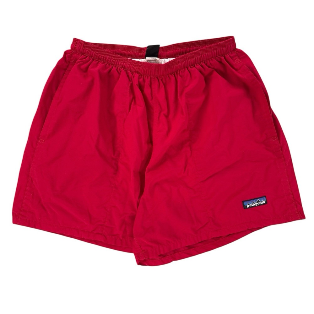 Vintage Patagonia Baggies Shorts Men's Size M Red Lined Swim Trunks 57014 USA