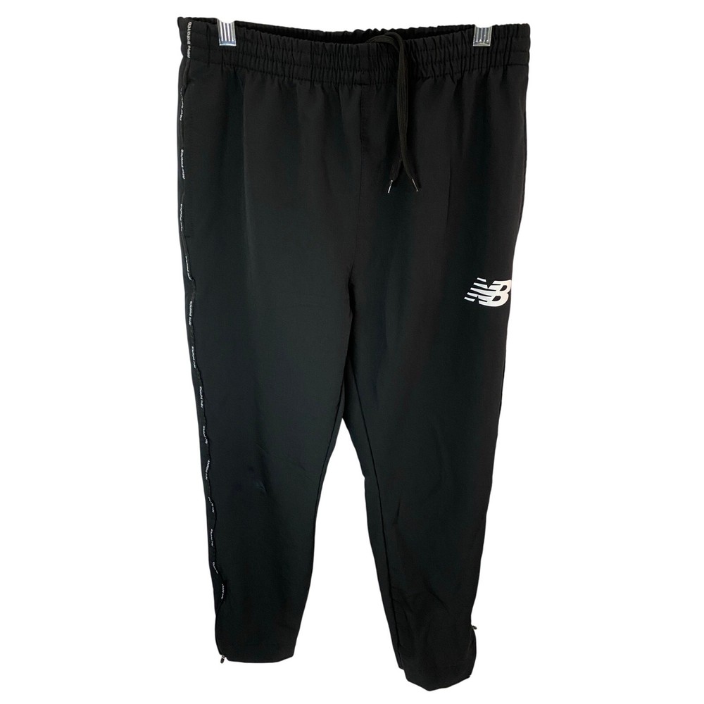 New Balance Dry Athletic Workout Running Pants Mens Sz M Medium Black