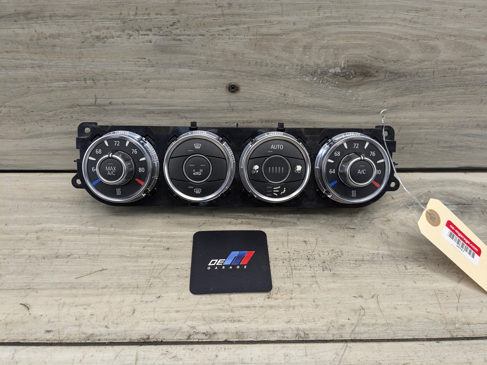 *09-16 OEM BMW E89 Z4 HVAC AC Heater Climate Control Switch Panel