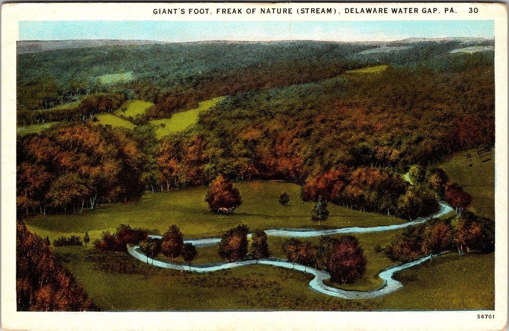 Delaware Water Gap PA-Pennsylvania, Giant Foot, Vintage Postcard