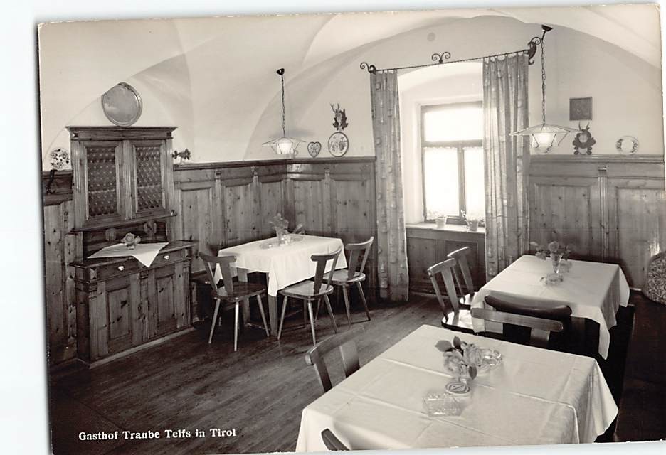 Postcard Dining Area Gasthof Traube in Telfs Tyrol Austria
