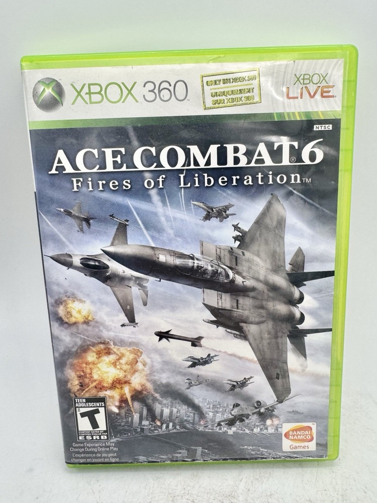 Ace Combat 6: Fires of Liberation (Microsoft Xbox 360, 2007) Complete & Tested-image