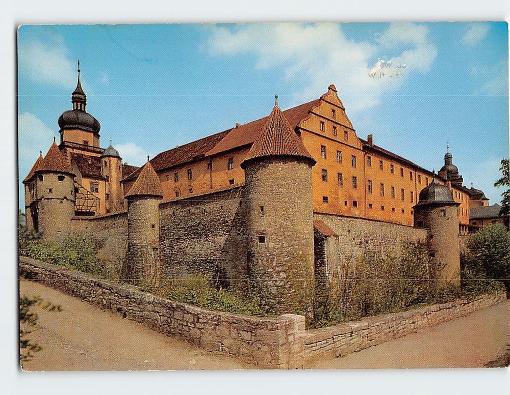 Postcard Festung Marienberg Würzburg Germany