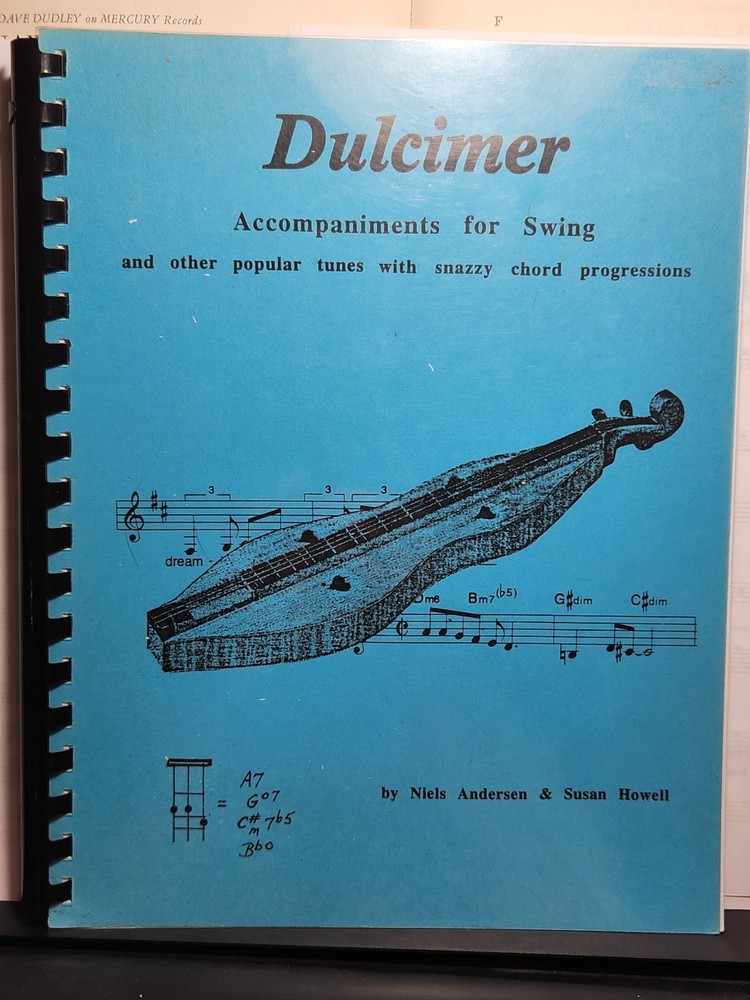 Dulcimer Accompaniments for Swing Popular Tunes by Niels Andersen Spiral 1996