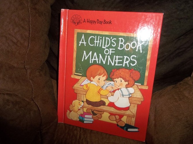 A Child's Book of Manners (Happy Day Book) by Odor, Ruth Shannon, Acceptable Boo