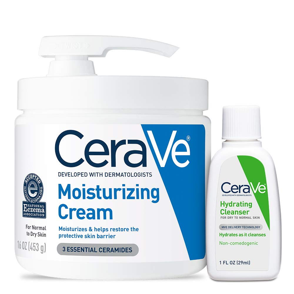 Hydrating Moisturizer & Cleanser Skincare Set for Dry Skin