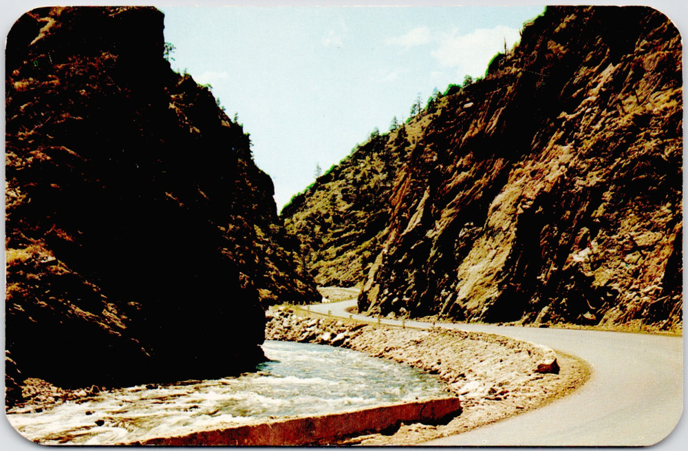 Rocky Mountain National Park Colorado Big Thompson Canyon USA Vintage Postcard