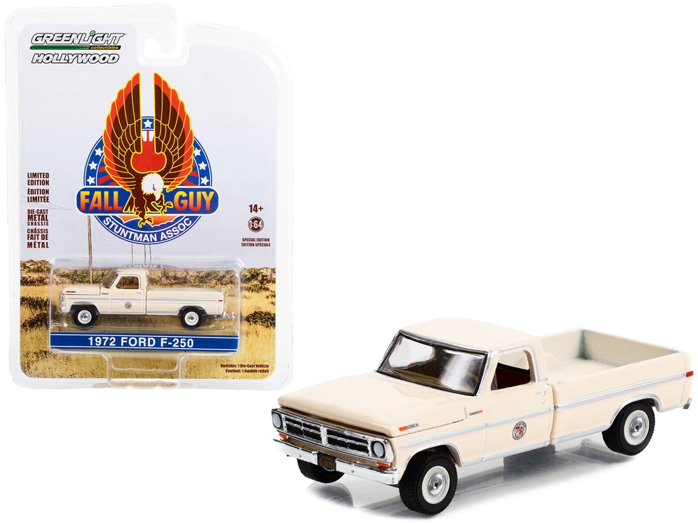 Greenlight 44965C 1972 Ford F-250 Pickup Truck Camper Special 1/64 Diecast Model