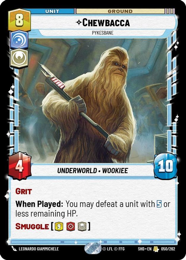 Star Wars Unlimited Chewbacca (50/590) Shadows of the Galaxy NM