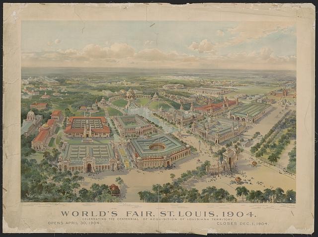 St. Louis Missouri 1904 World's Fair Louisiana Purchase Exposition Print