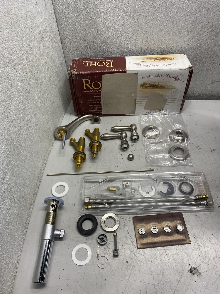 Rohl Lavatory Faucet Satin Nickel A1408LMSTN-2