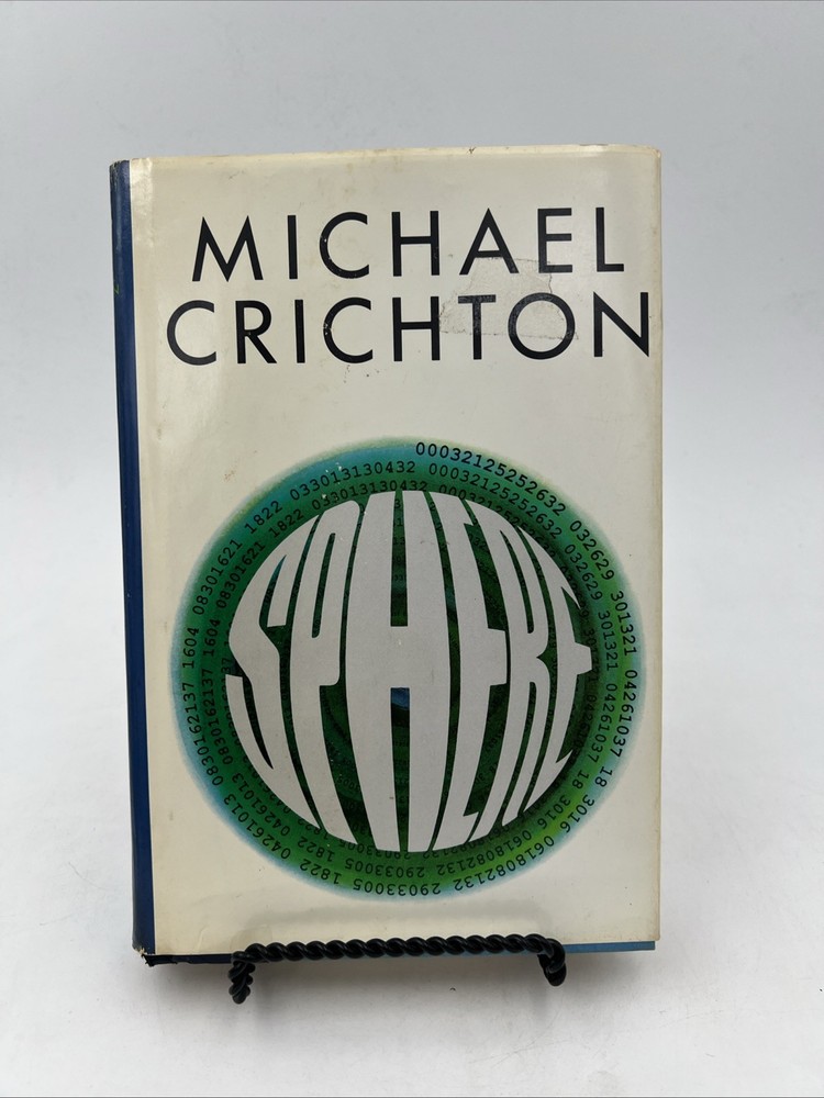Michael Crichton Sphere First Edition 1st Print 1987 Knopf Hardcover Dust Jacket