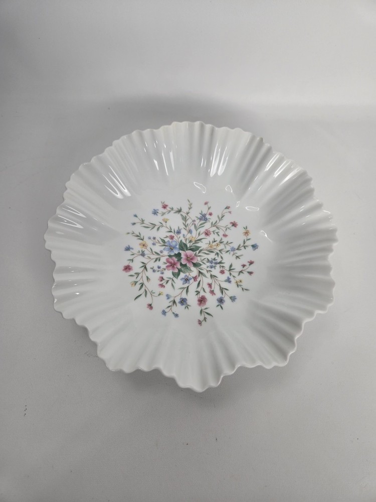 Bernardaud Limoges France POITOU Wavy Serving Bowl Dish  8.75