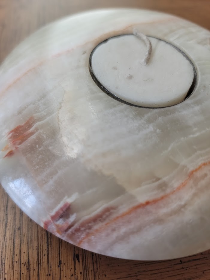 Onyx Stone Candle Holder Round Tealight  5