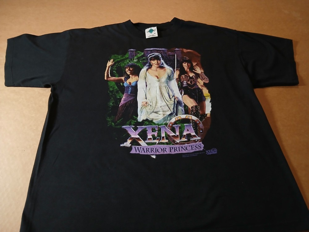 Vtg 1997 Xena Warrior Princess  Promo  TV  Movie T Shirt Pre-Owned Size XL