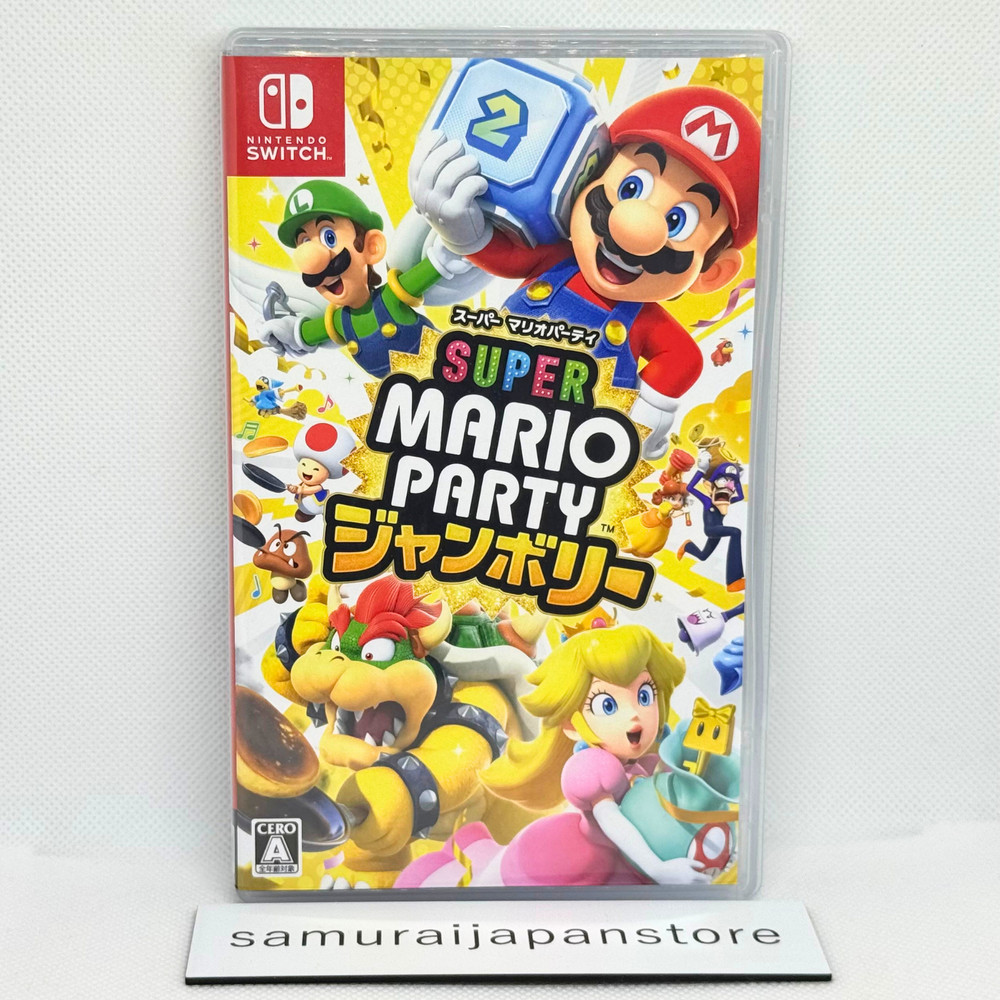 Nintendo Switch Super Mario Party Jamboree Used Tested with Case