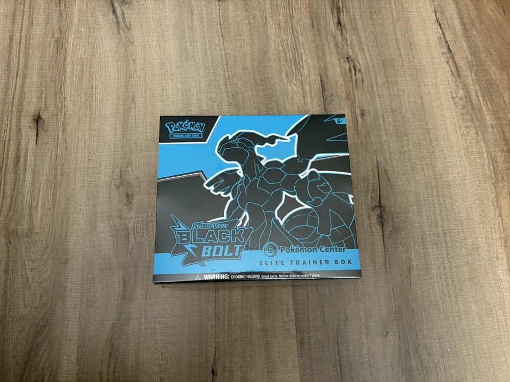 Pokemon TCG Black Bolt Pokemon Center Elite Trainer Box PC ETB SEALED