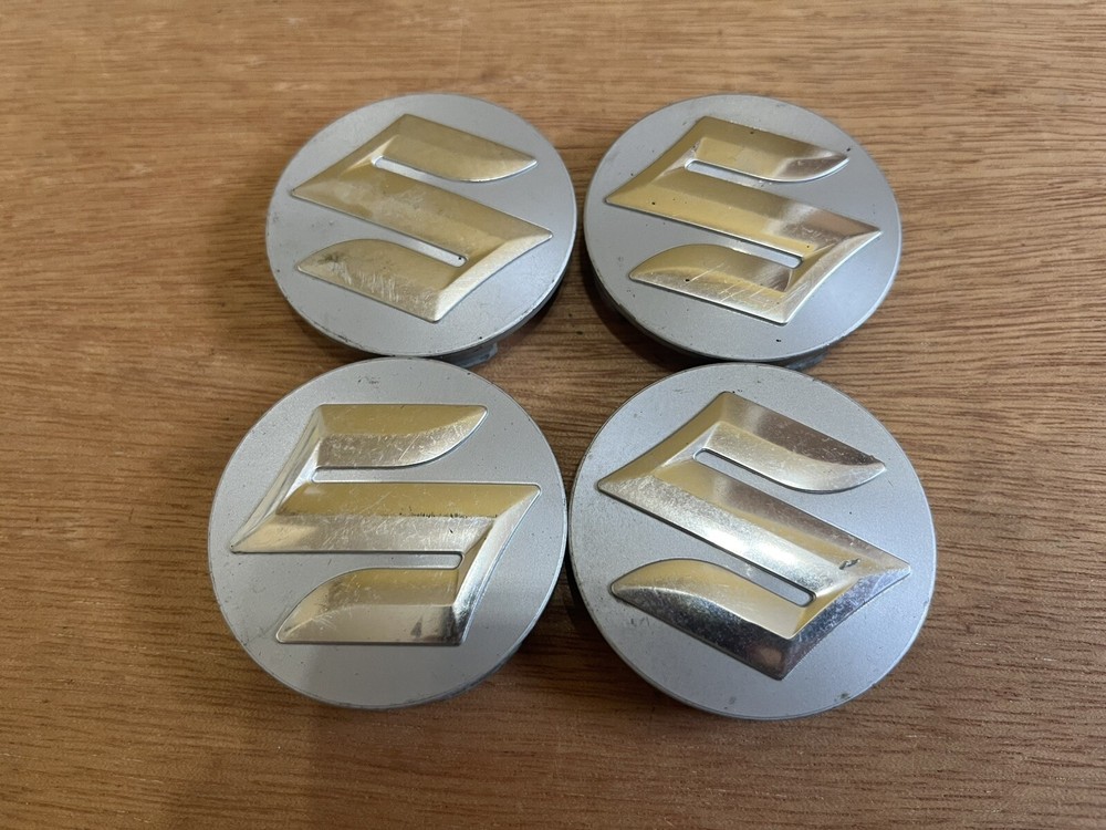 x4 Suzuki Splash Sx4 Alto 54mm Alloy Wheel Centre Caps Set Genuine
