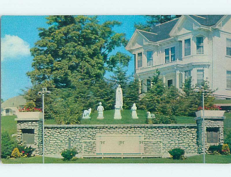 Unused Pre-1980 CHURCH SCENE Rockland Maine ME L3320
