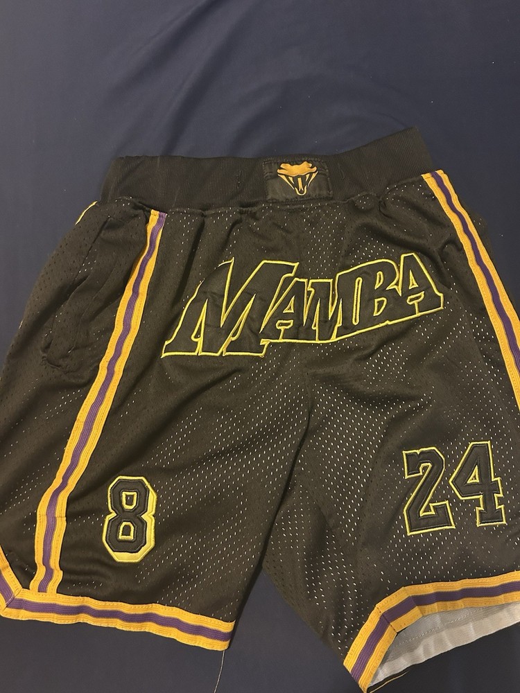 Just Don Lakers Men's Yellow Shorts Size M Mitchell & Ness