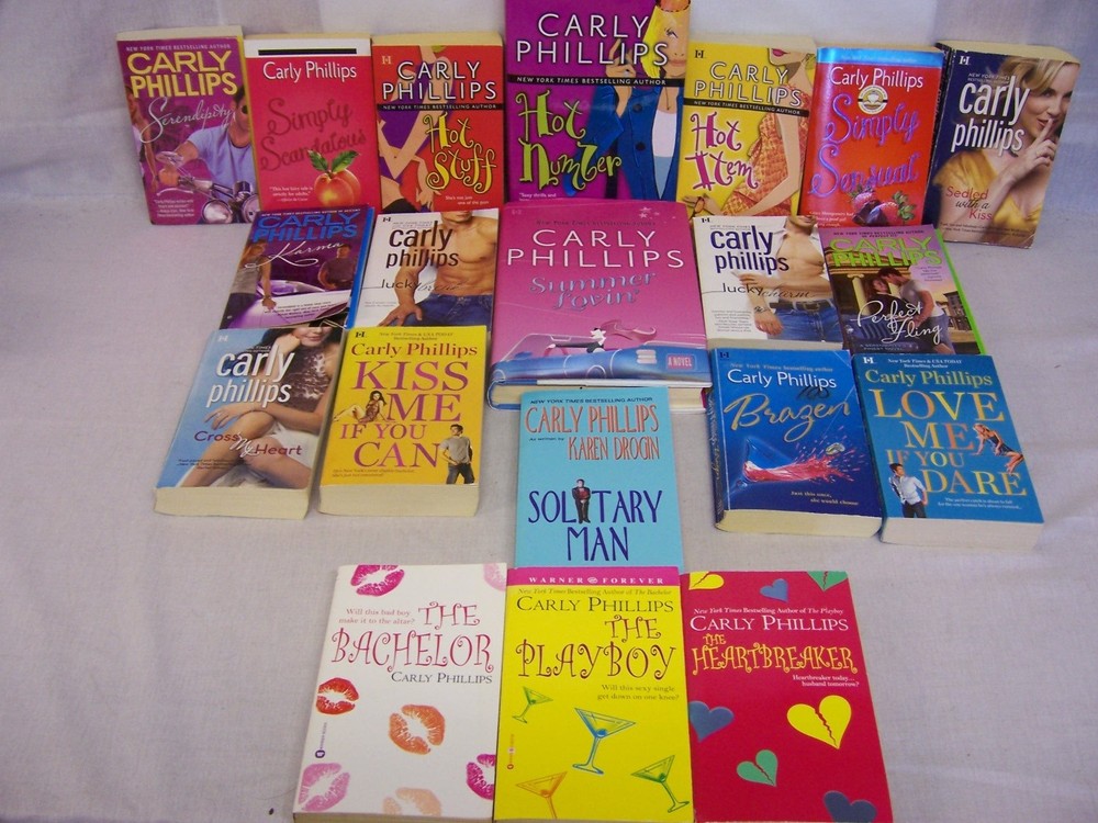 Carly Phillips 20 Books, Hot Series,Lucky,Simply,Chandler Brothers,Bachelors++++