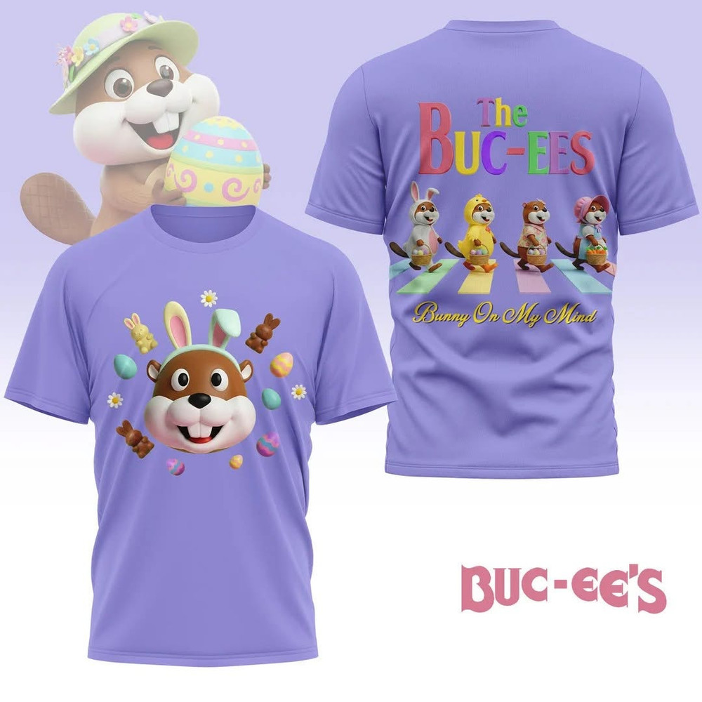 Buc-ees Happy Easter 2026 All Over Printed Shirt - Size S to 5XL, V01