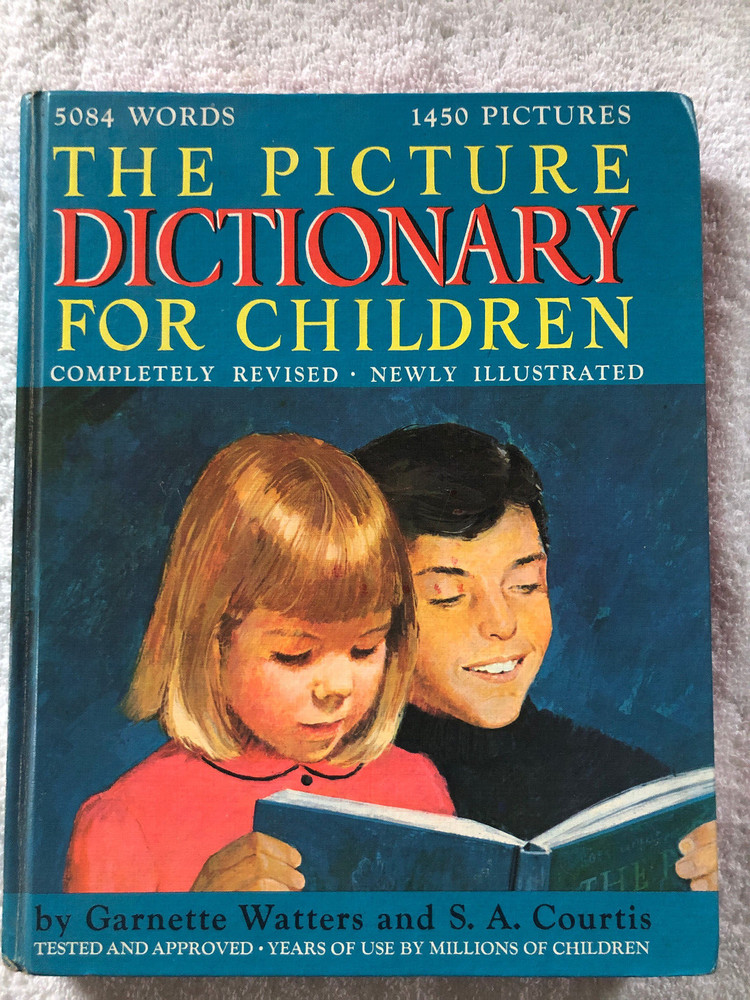 The Picture Dictionary for Children Hardcover Book by Waters & Courtis 1972
