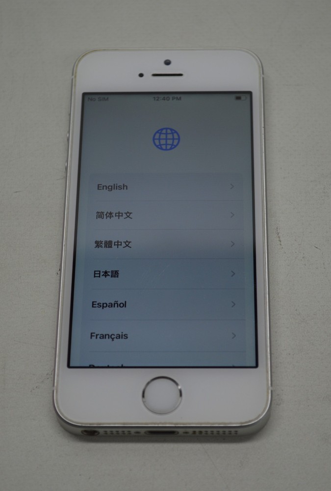 Apple iPhone SE A1662 16GB Wi-Fi - Silver *No AC/SIM* w/Battery (Grade C)-image