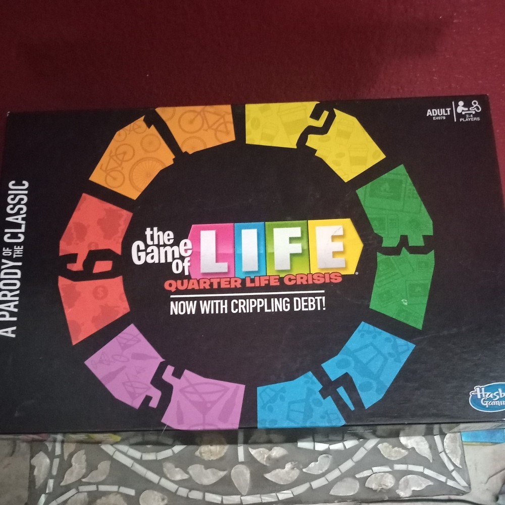 Hasbro Game of Life Quarter Life Crisis Game Board - E4979