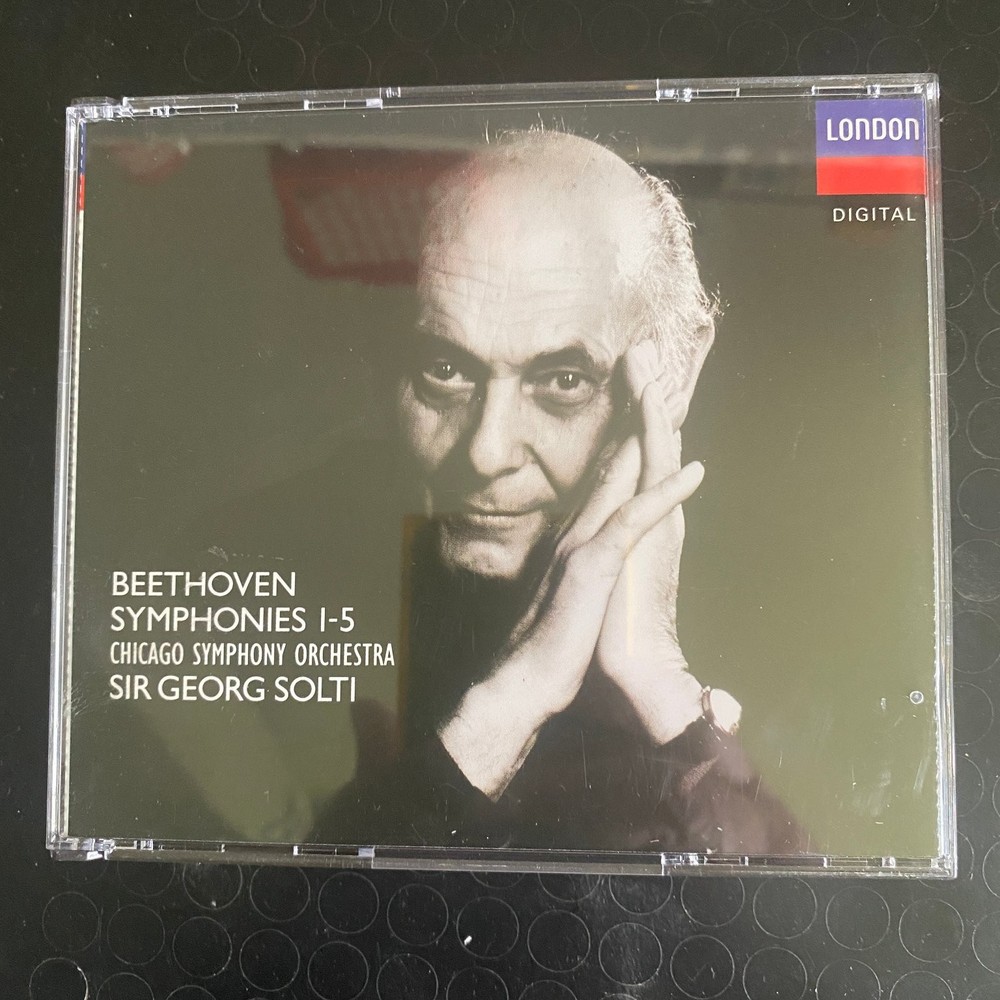 Beethoven Symphonies 1-5 Solti Chicago Symphony Orchestra CD 1990 Classical