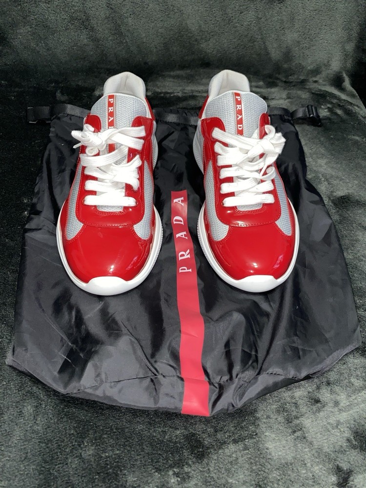 Prada America's Cup Red Men’s size 9.5
