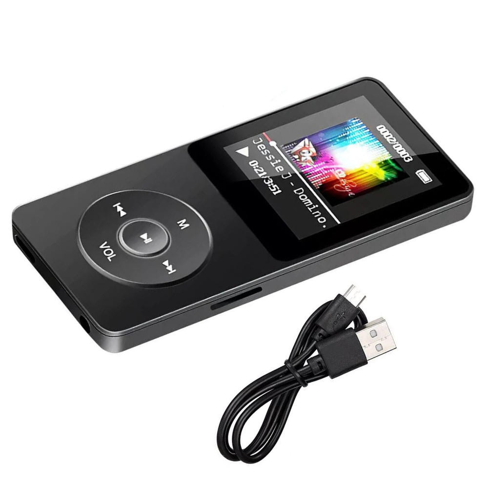 BT 5.0 MP3 Player with HD Screen, HiFi Lossless Audio & Multi-Function Features