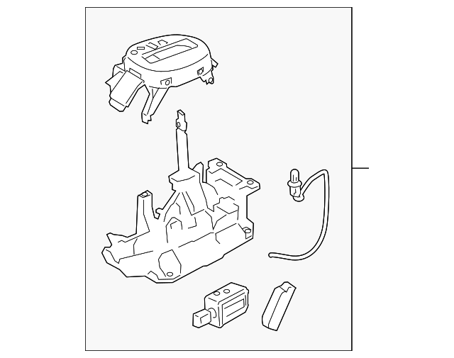 Genuine Nissan Shifter Assembly 34901-9KA2A