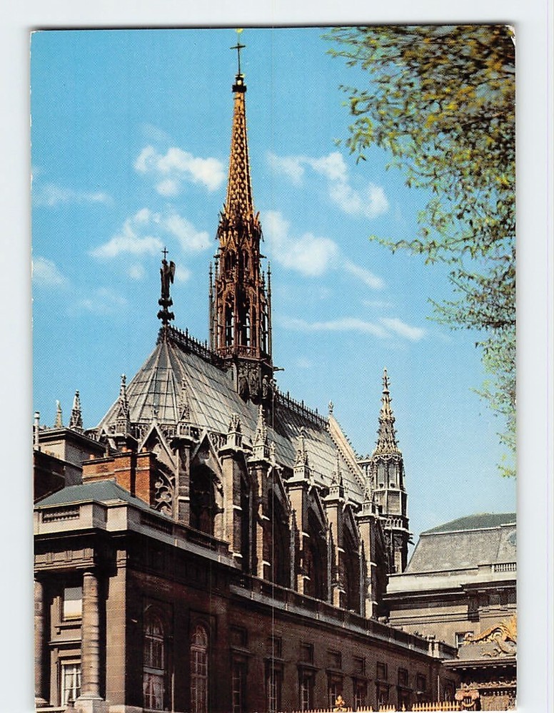 Postcard Sainte-Chapelle Palais de la Cité Paris France