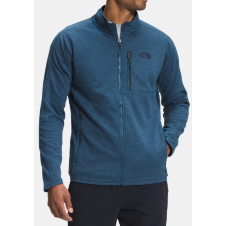 The North Face Men's XXL Canyonlands Full Zip Jacket in Teal for Outdoor Adventures