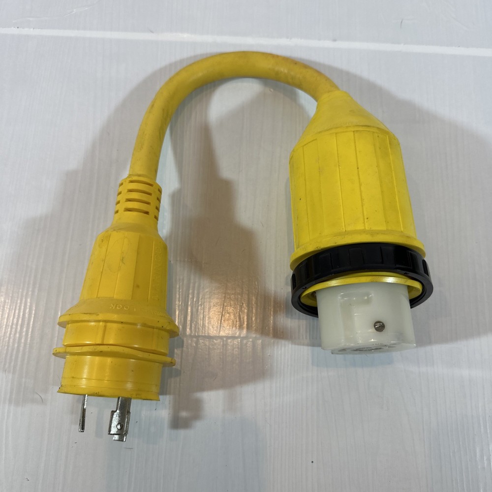 Marinco Shore Power Pigtail Adapter Cord 30V Male to 50V Female E31793. 5.26mm2