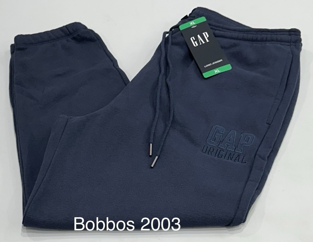 Gap Men's Pockets Drawstring Logo Jogger, Blue, Size XL