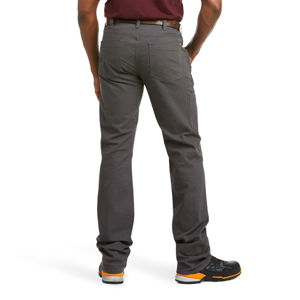 Ariat, Made Tough Straight Leg Pant, Waist 42 in, Inseam 34 in, Color Gray,