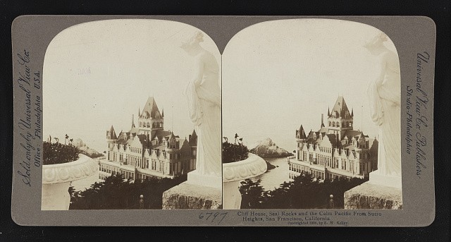 Photo:San Francisco California Cliff House Seal Rocks Sutro Heights 1906