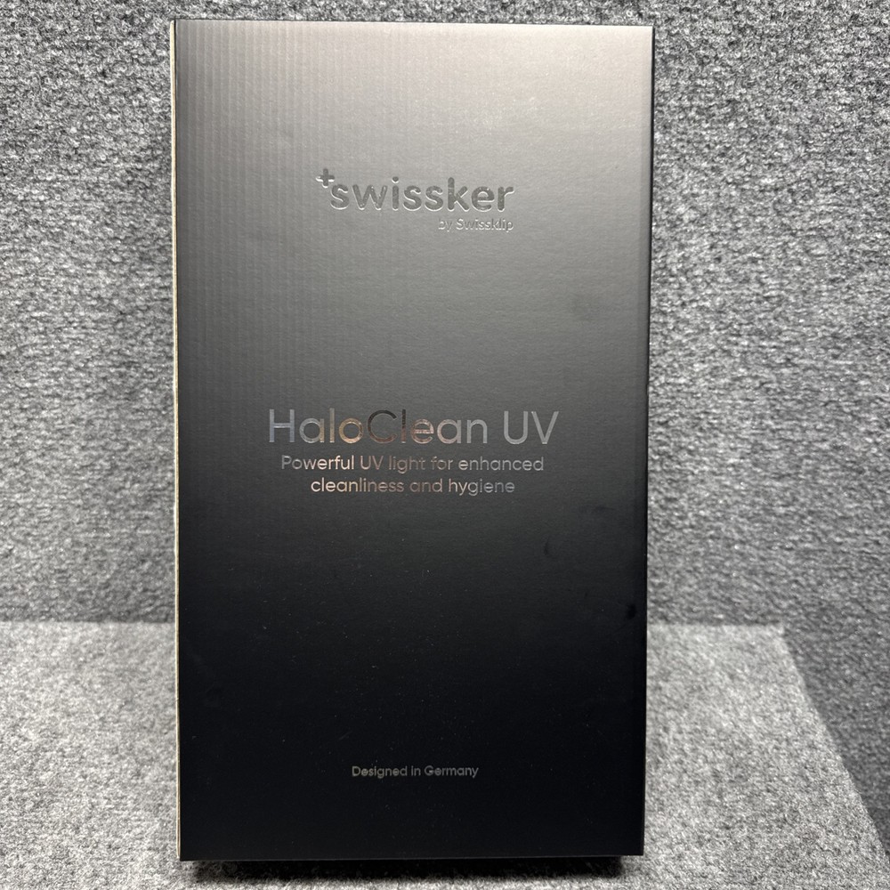 Swissklip HaloClean UV Original, Home Disinfection Device, Dust Mites Black